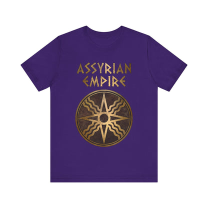 Team Purple / S Assyrian Empire Symbol of Shamath T-Shirt