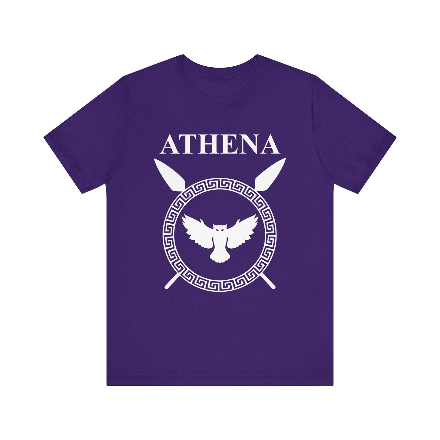 Team Purple / S Athena Greek Goddess of War T-Shirt