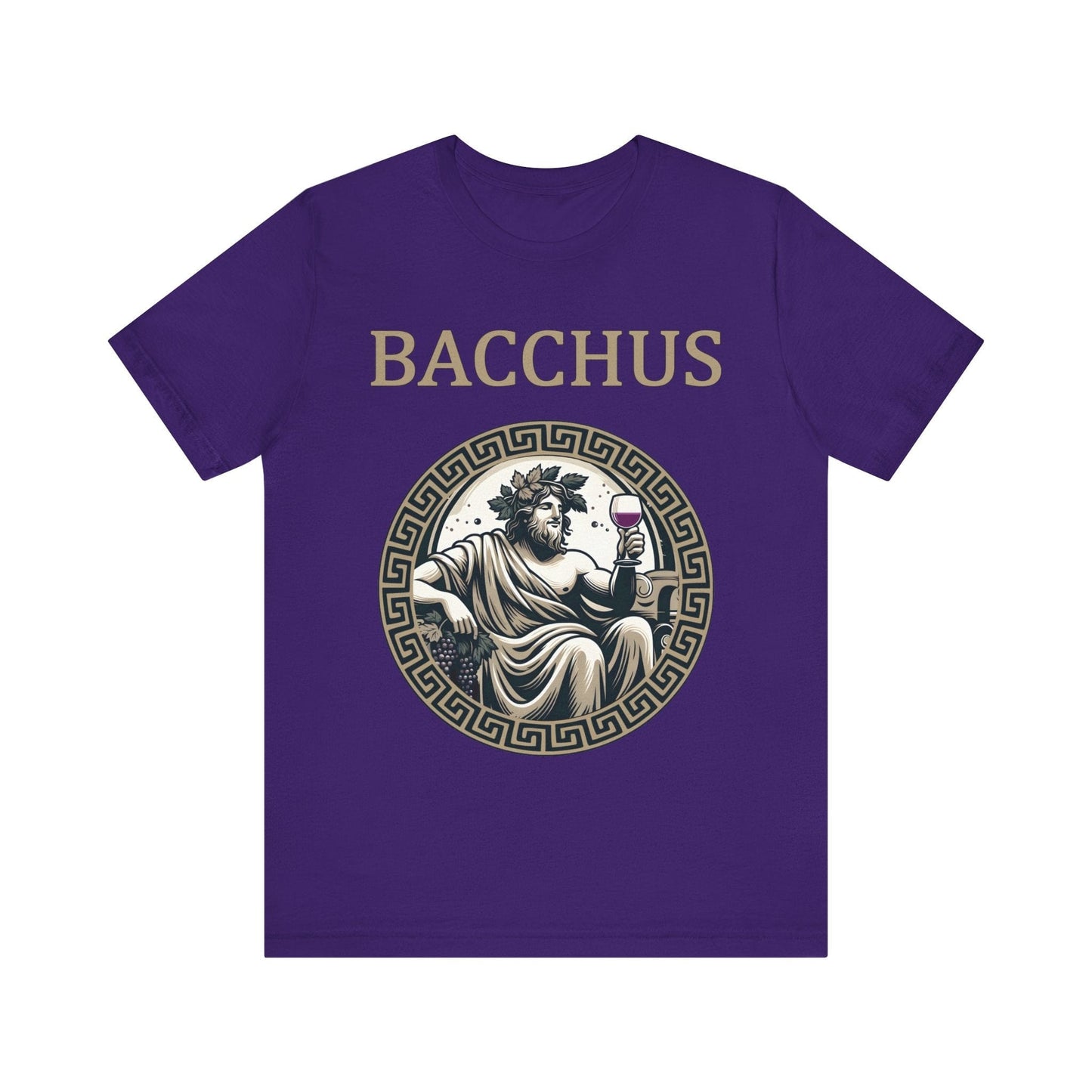 Team Purple / S Bacchus Roman God of Wine, Madness and Festivals T-Shirt