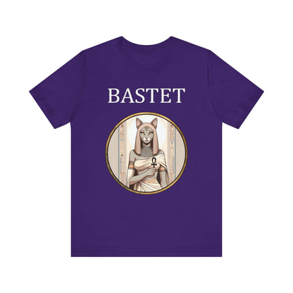 Team Purple / S Bastet Egyptian Goddess T-Shirt