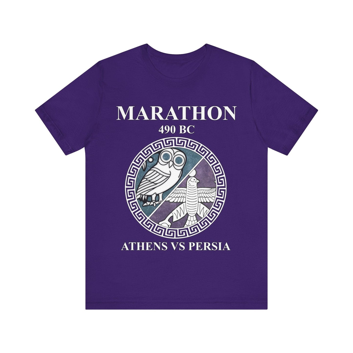Team Purple / S Battle of Marathon Athens vs Persia 490 BC T-shirt