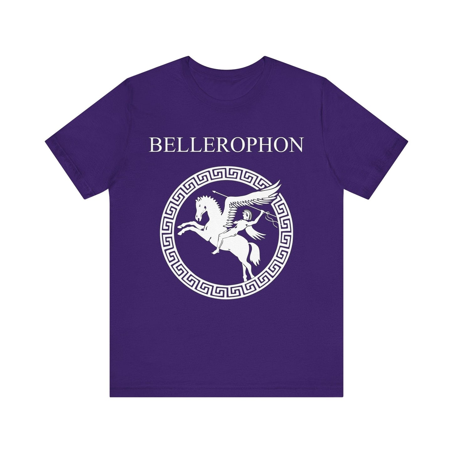 Team Purple / S Bellerophon Ancient Greek Hero T-Shirt