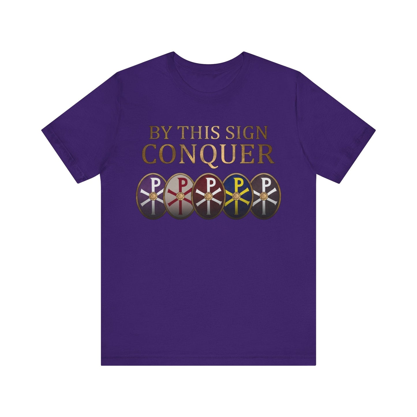 Team Purple / S By This Sign Conquer - Constantine the Great T-Shirt