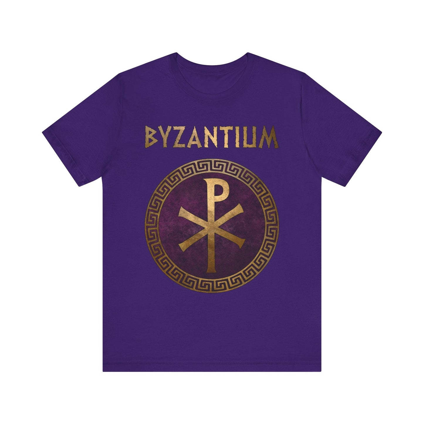 Team Purple / S Byzantium Imperial Chi Rho T-Shirt