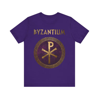 Team Purple / S Byzantium Imperial Chi Rho T-Shirt