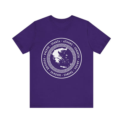 Team Purple / S City-States of Ancient Greece - Ancient Greek Polis T-Shirt