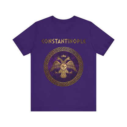 Team Purple / S Constantinople Byzantine Empire Symbol T-Shirt
