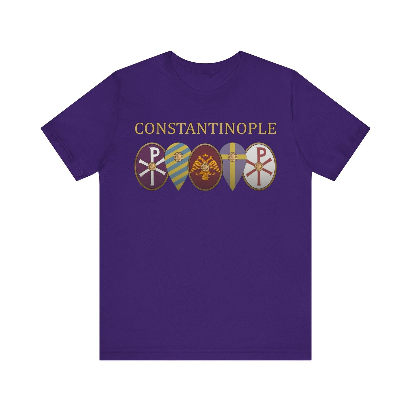 Team Purple / S Constantinople - Byzantine Shields T-Shirt