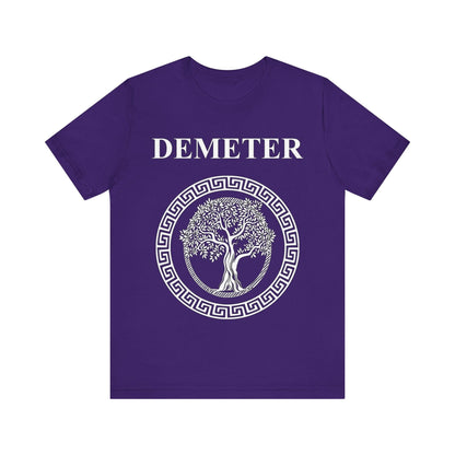 Team Purple / S Demeter Greek Goddess of Fertility Growth and Life T-Shirt