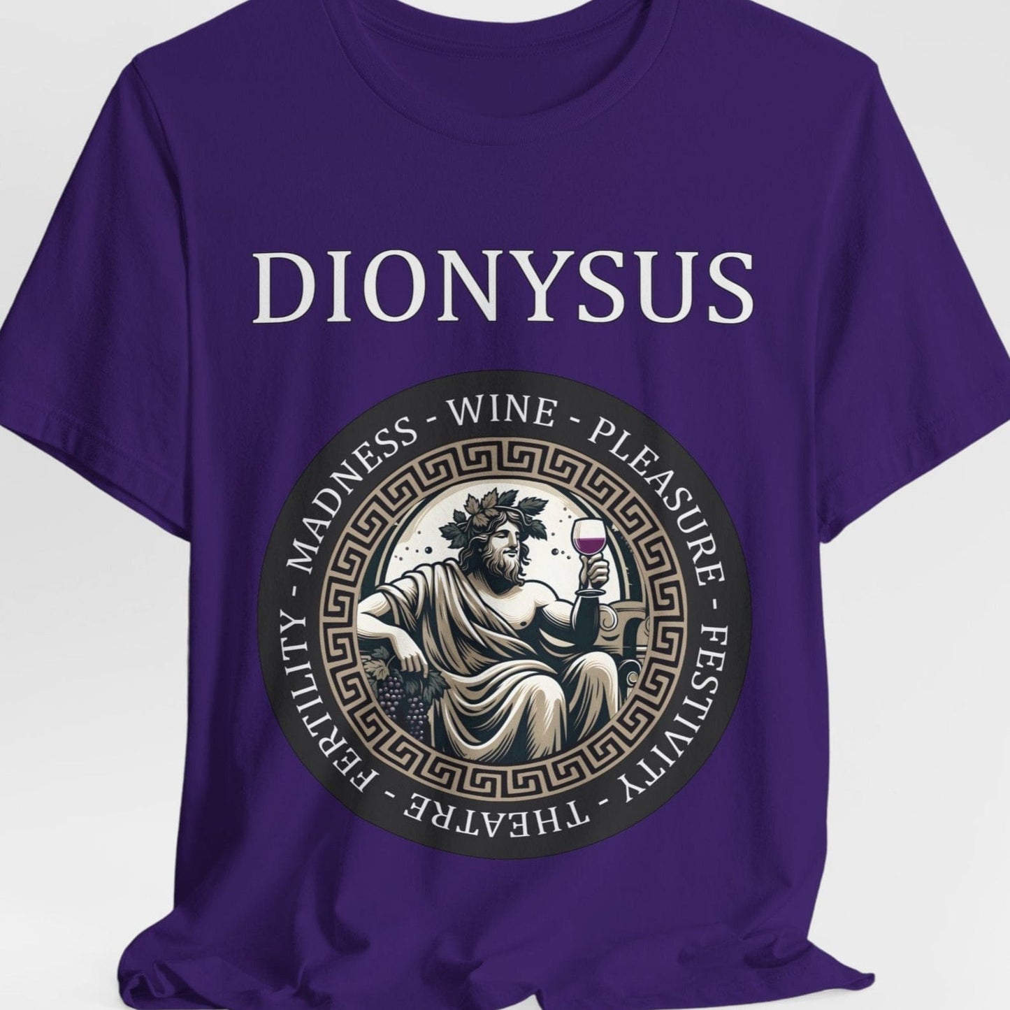 Team Purple / S Dionysus Greek God T-Shirt
