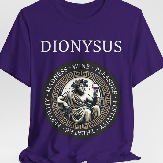 Team Purple / S Dionysus Greek God T-Shirt