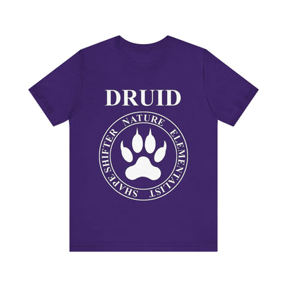 Team Purple / S Druid Fantasy RPG Class Shapeshifter Mark of the Wild T-Shirt
