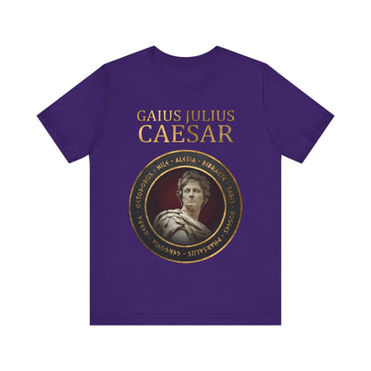 Team Purple / S Gaius Julius Caesar - Famous Battles T-Shirt