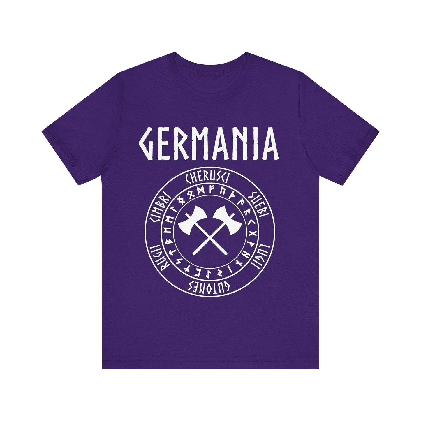 Team Purple / S Germania Ancient Tribes of Germany Runes T-Shirt