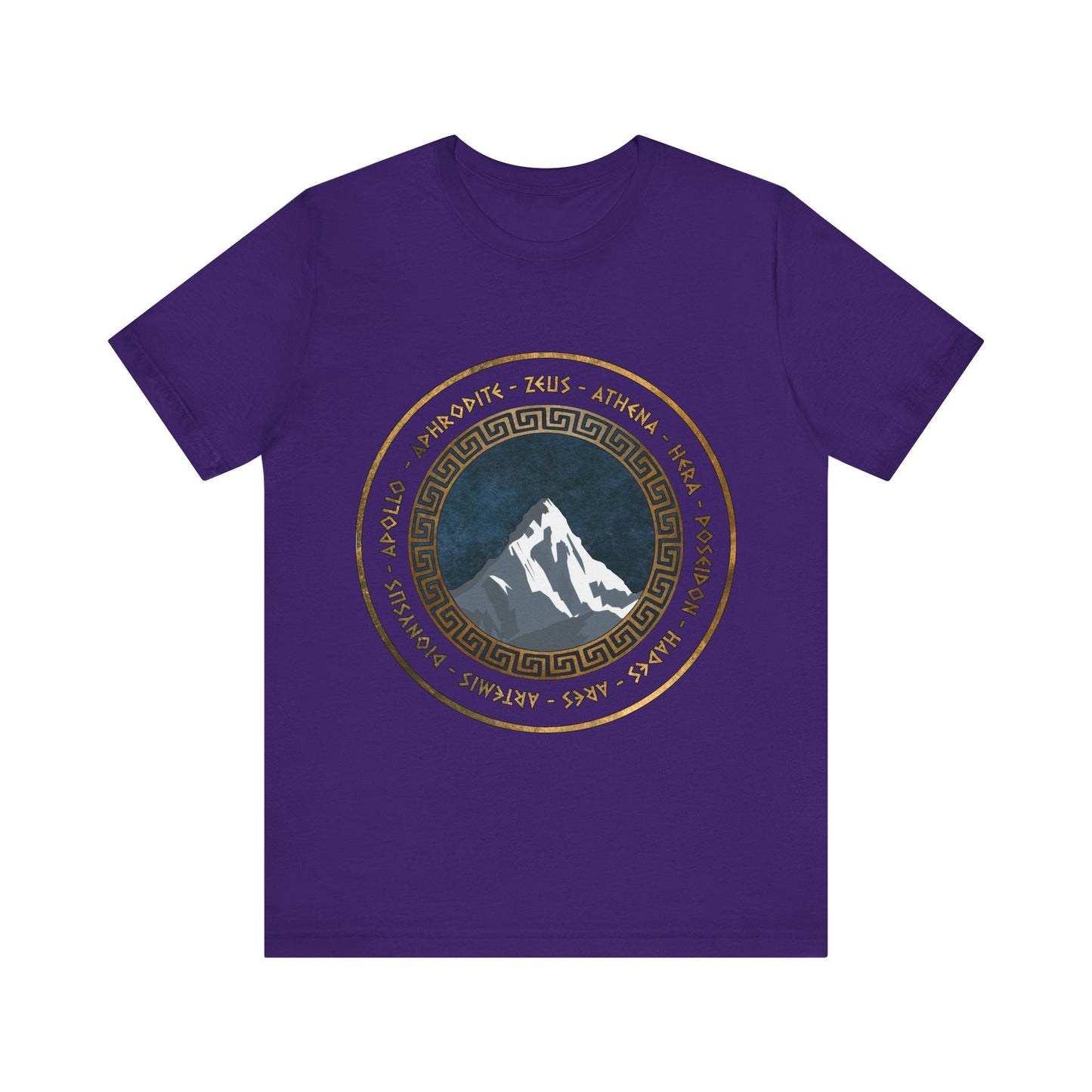 Team Purple / S Greek Gods Olympus T-Shirt