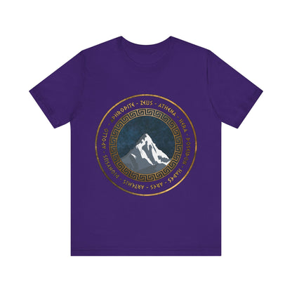 Team Purple / S Greek Gods Olympus T-Shirt