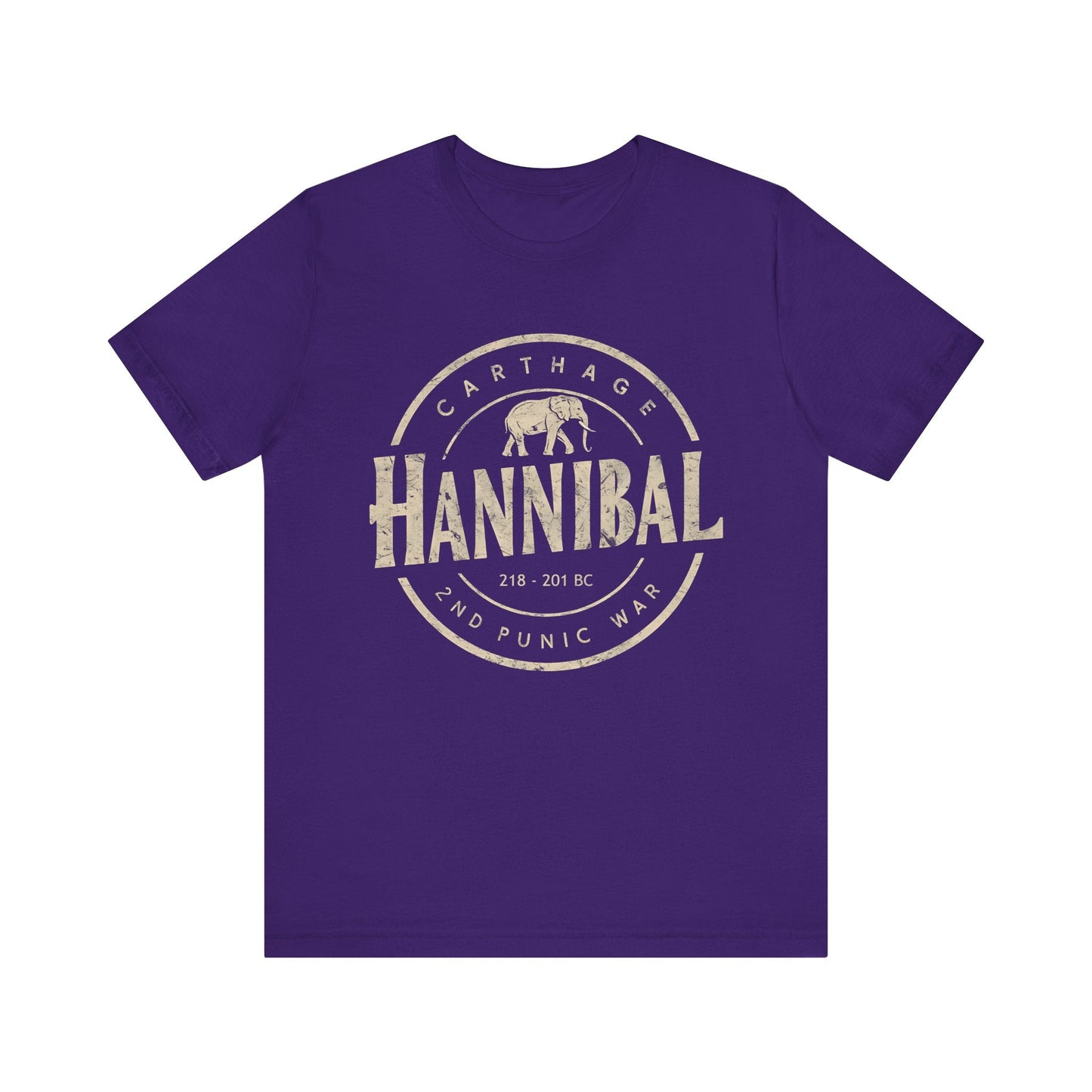 Team Purple / S Hannibal Barca - Ancient Carthage - 2nd Punic War T-Shirt
