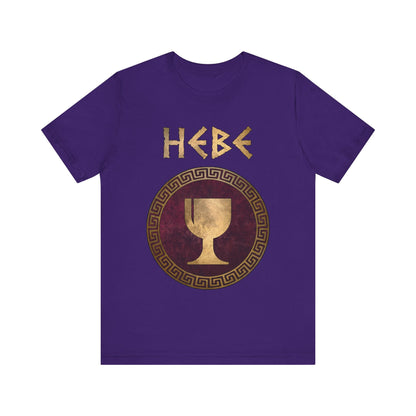 Team Purple / S Hebe Greek Goddess T-Shirt