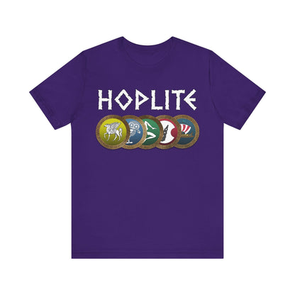 Team Purple / S Hoplite Phalanx Shields T-Shirt