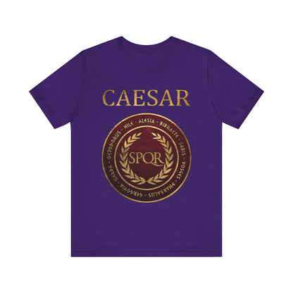 Team Purple / S Julius Caesar Famous Battles T-Shirt