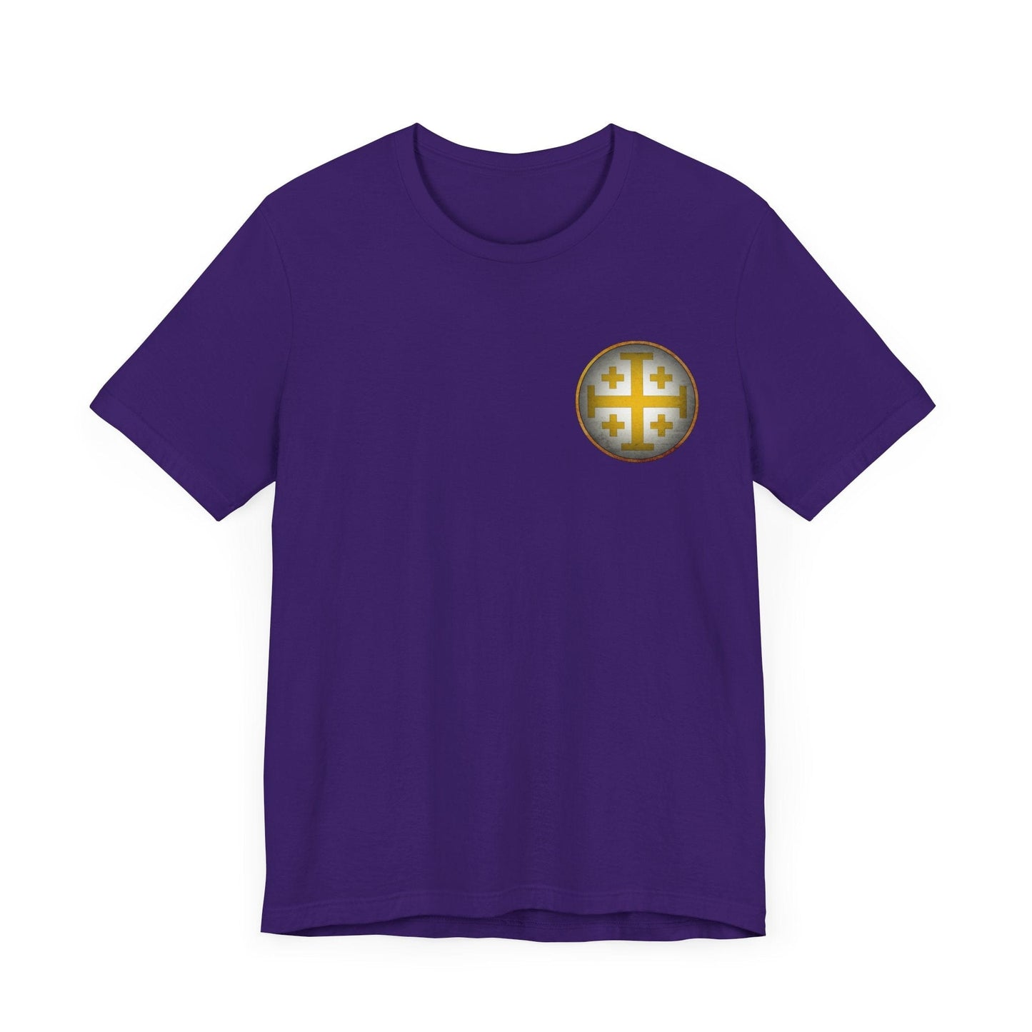 Team Purple / S Kingdom of Jerusalem - Double Sided T-Shirt