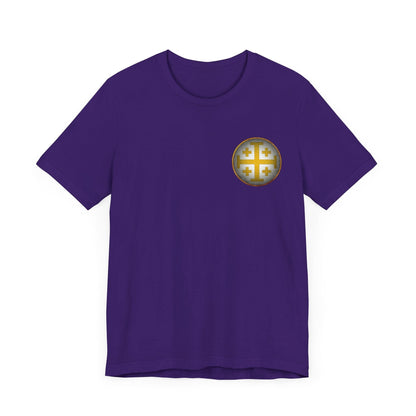 Team Purple / S Kingdom of Jerusalem - Double Sided T-Shirt
