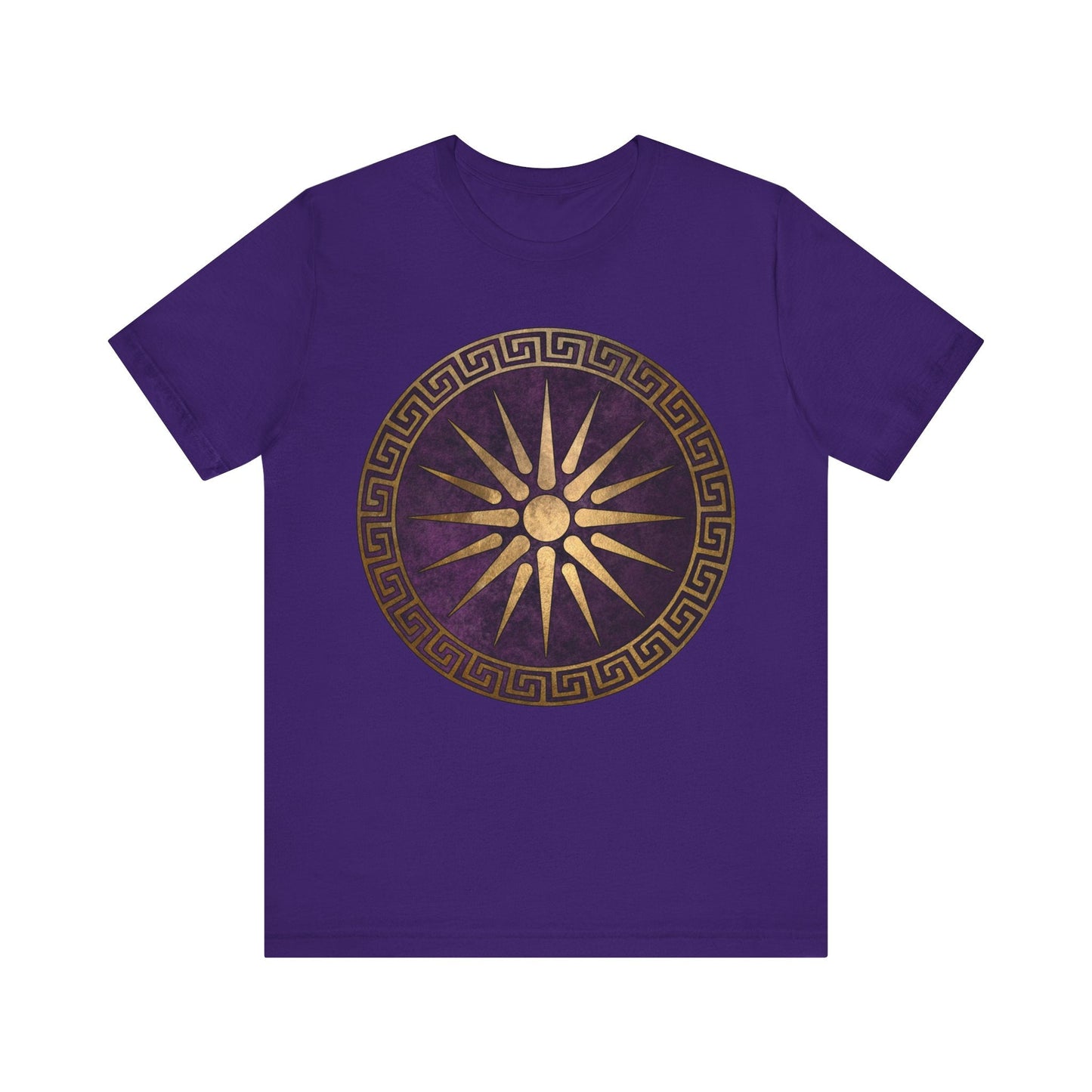 Team Purple / S Macedon Alexander the Great Shield T-Shirt