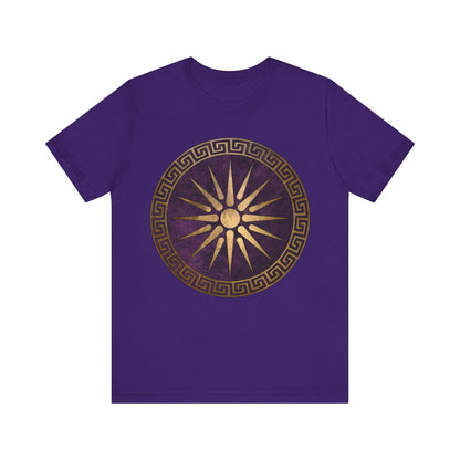 Team Purple / S Macedon Alexander the Great Shield T-Shirt