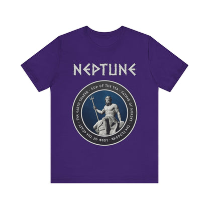 Team Purple / S Neptune Ancient Roman Sea God  T-Shirt
