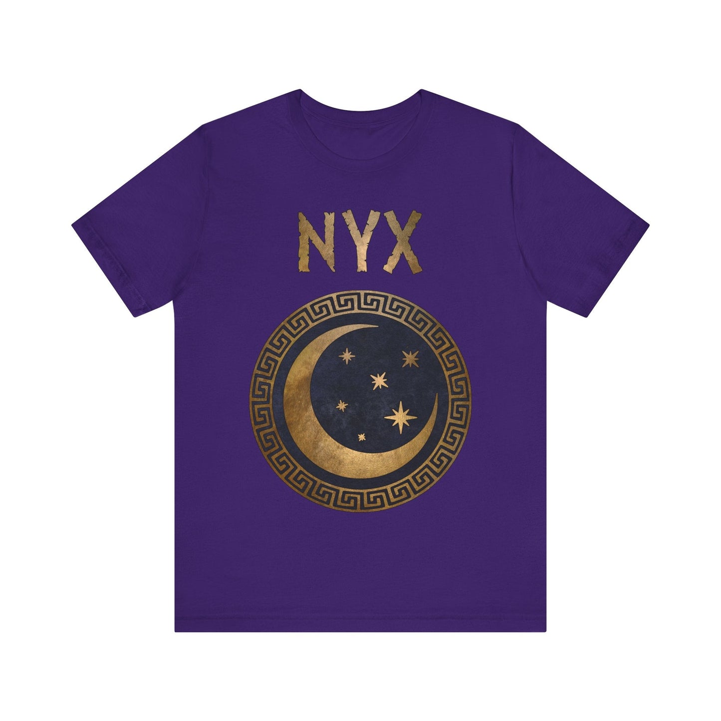 Team Purple / S Nyx Greek Goddess of Night Ancient Symbol T-shirt