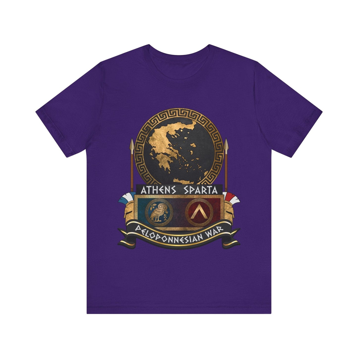 Team Purple / S Peloponnesian War Athens vs Sparta T-Shirt