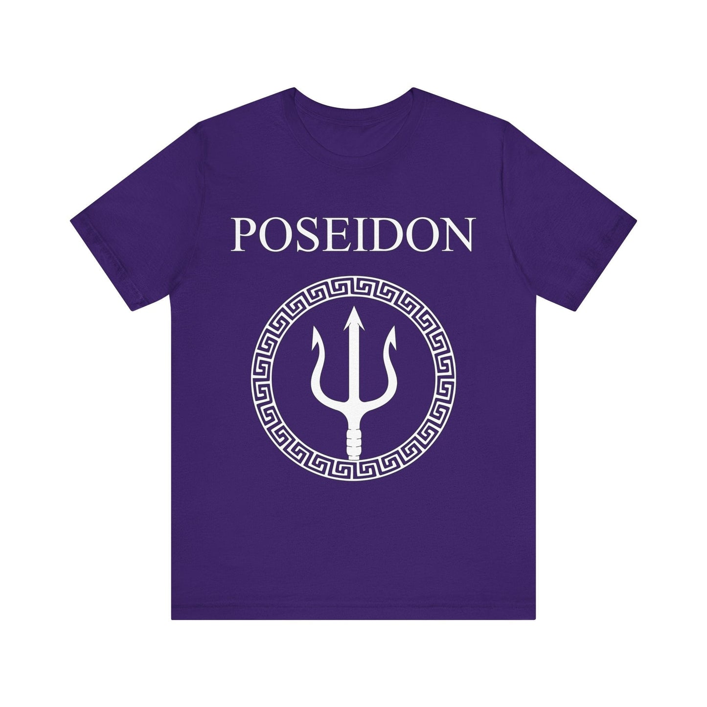 Team Purple / S Poseidon Ancient Greek God T-Shirt