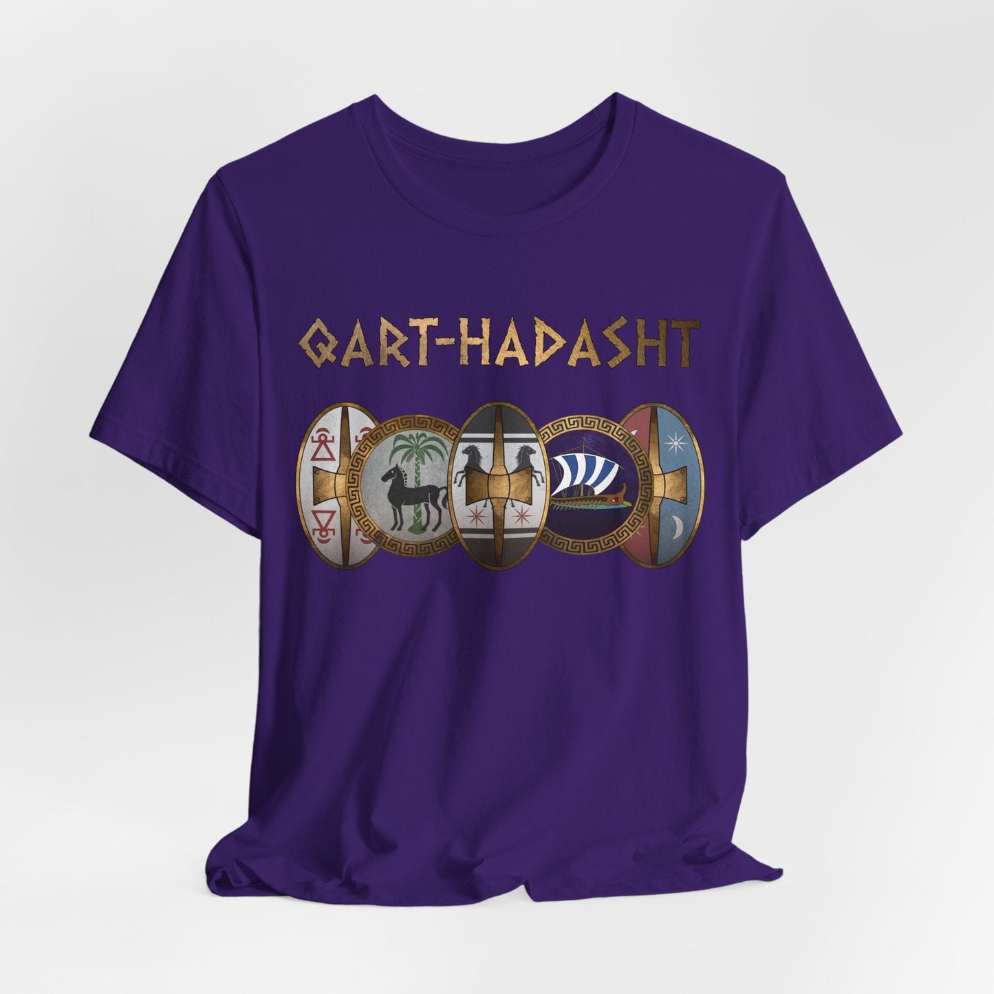 Team Purple / S Qart-Hadasht Ancient Carthage T-Shirt