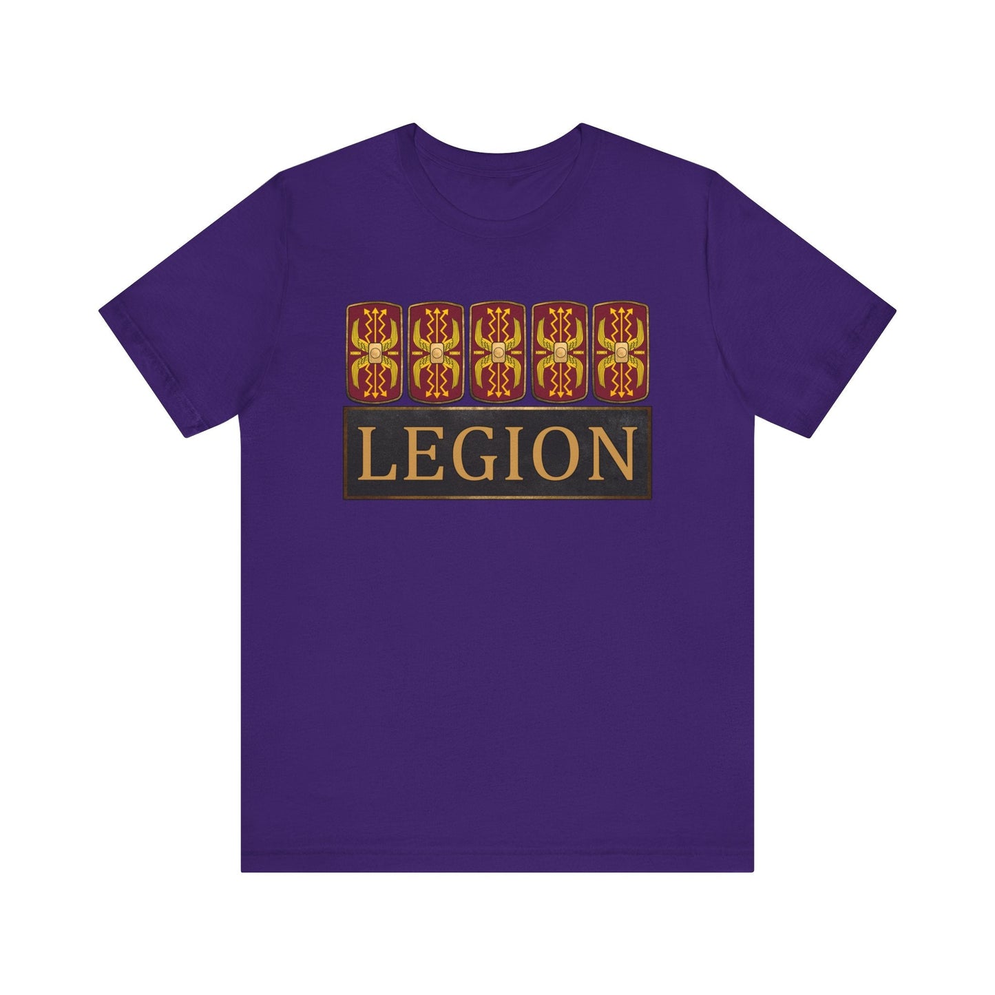 Team Purple / S Roman Legionary Shields T-Shirt