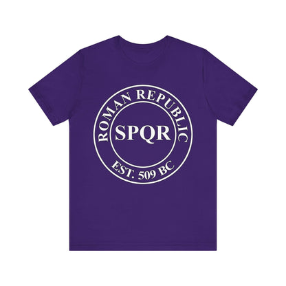 Team Purple / S Roman Republic Founding SPQR 509 BC T-Shirt