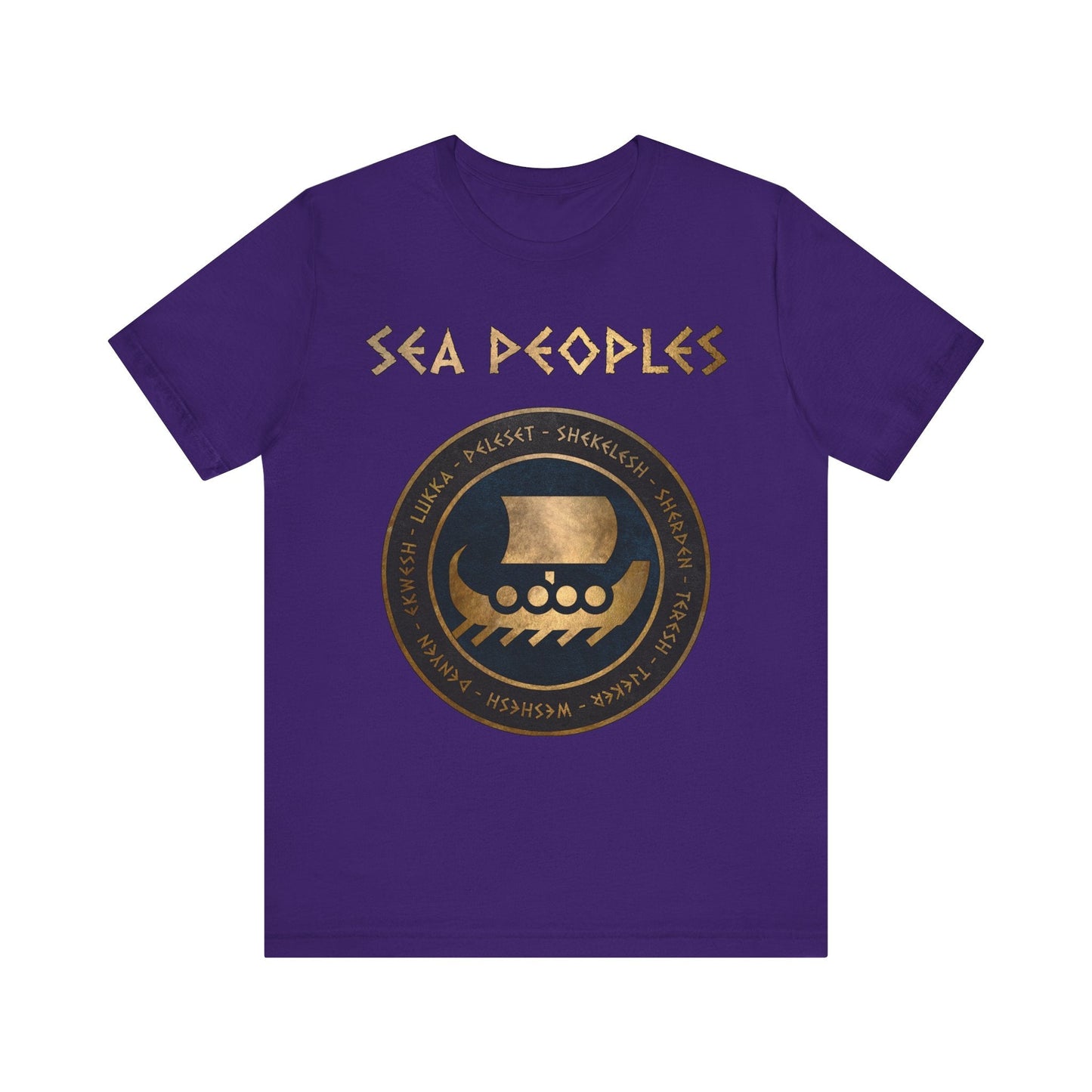Team Purple / S Sea Peoples - The Late Bronze Age Collapse History T-shirt