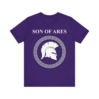 Team Purple / S Son of Ares Ancient Greek War God T-shirt