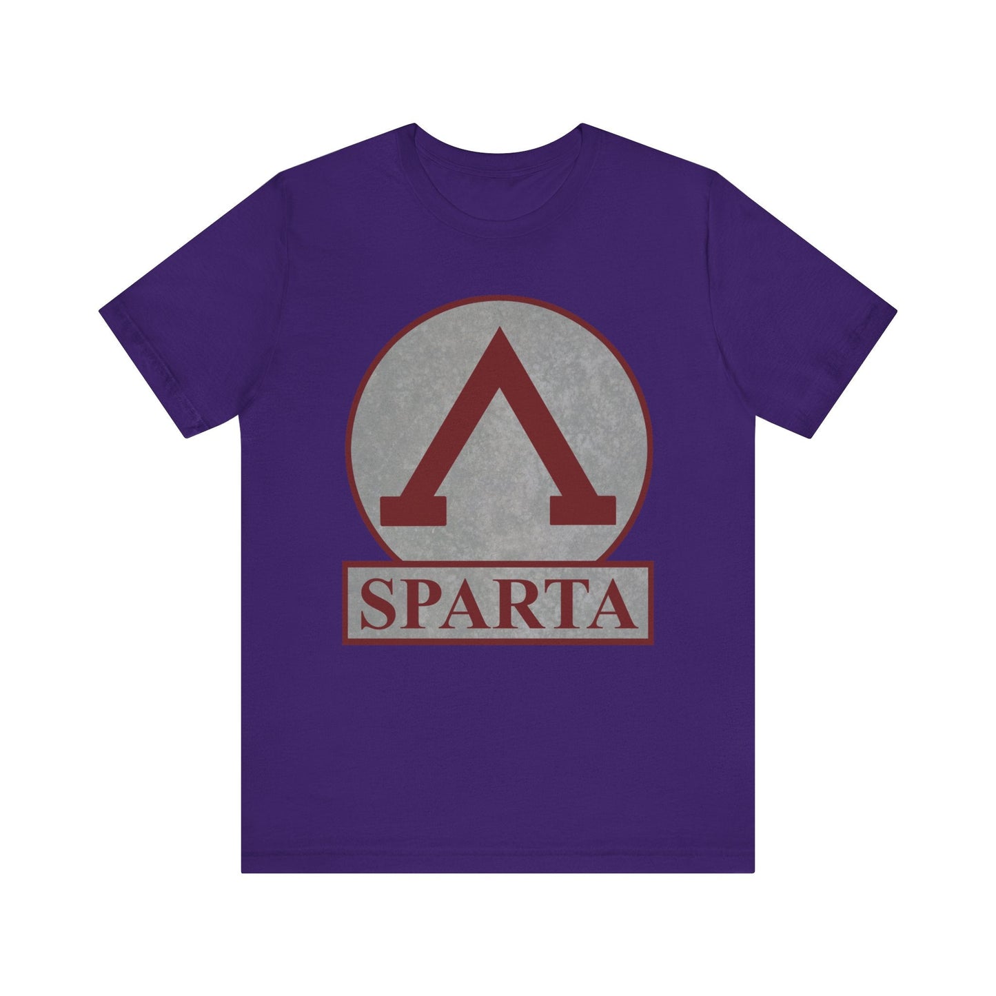 Team Purple / S Spartan Lambda Symbol of Lacedaemon Sparta T-shirt