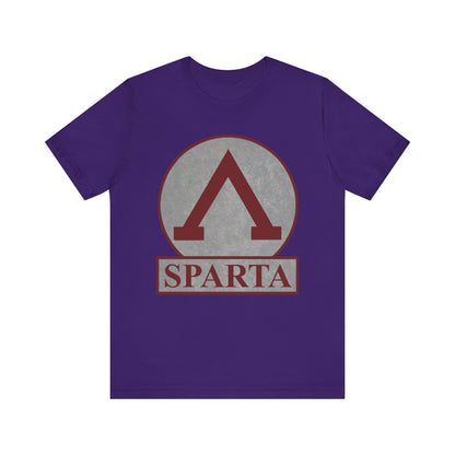 Team Purple / S Spartan Lambda Symbol of Lacedaemon Sparta T-shirt