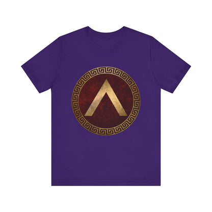 Team Purple / S Spartan Shield Lambda T-Shirt
