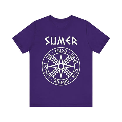 Team Purple / S Sumer Ancient Mesopotamian Cities T-Shirt