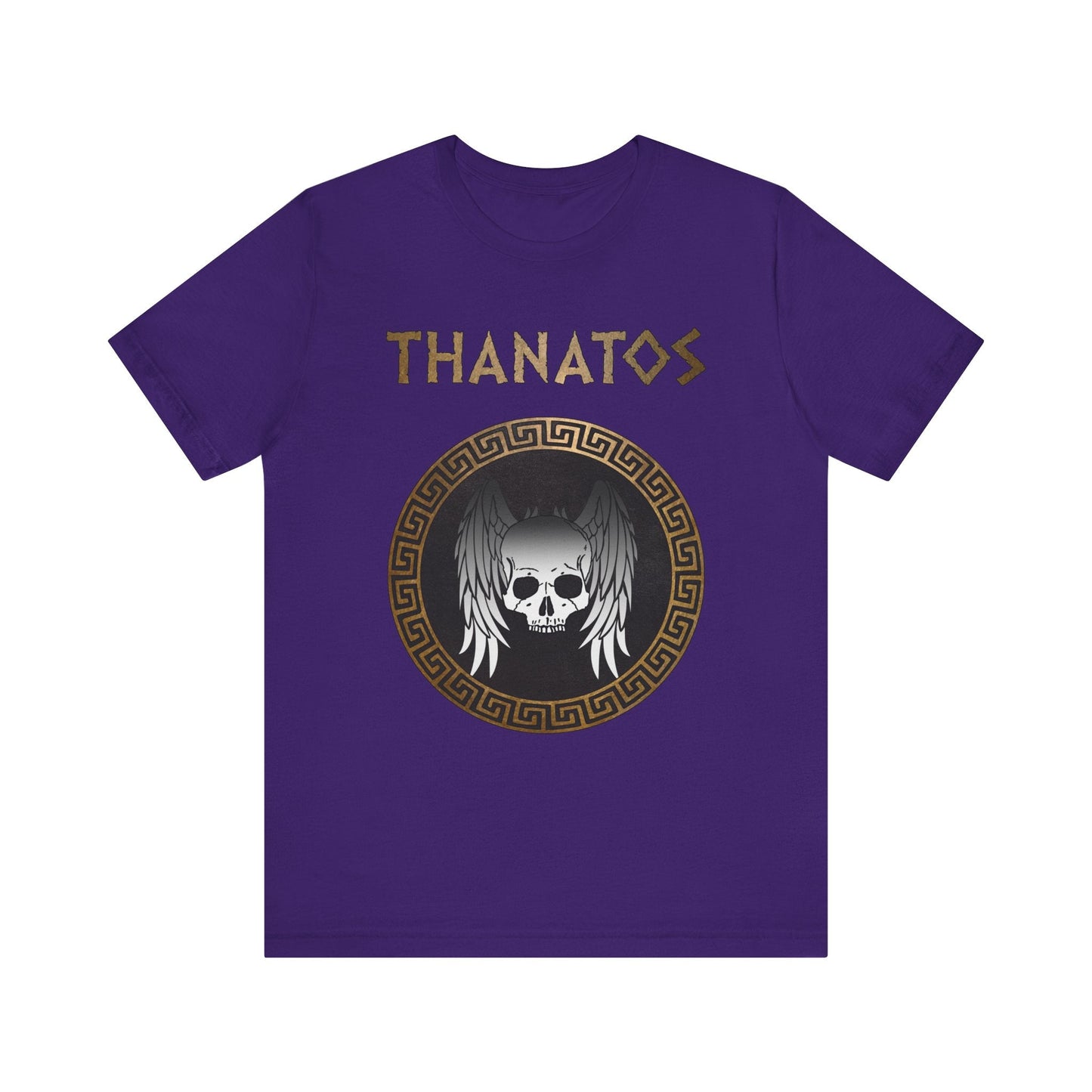 Team Purple / S Thanatos Ancient Greek God T-Shirt