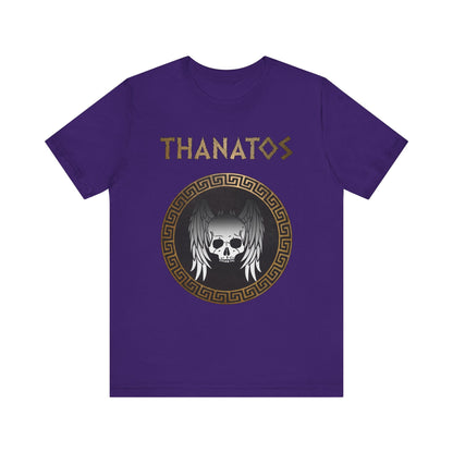 Team Purple / S Thanatos Ancient Greek God T-Shirt