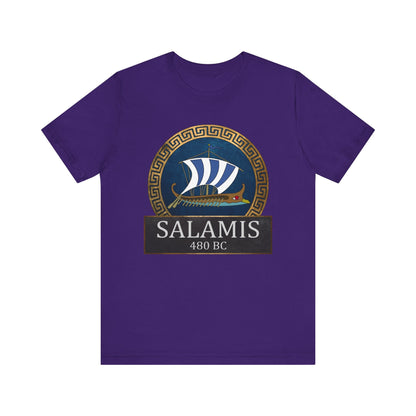 Team Purple / S The Battle of Salamis 480 BC - Ancient Greece History T-shirt