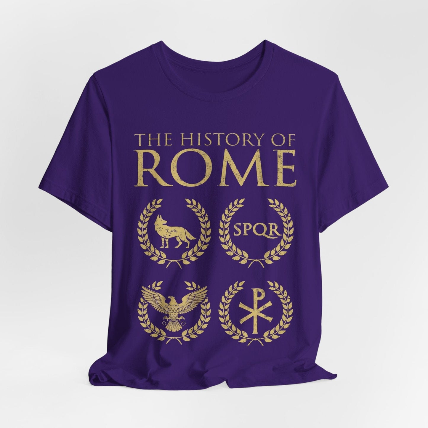 Team Purple / S The History of Rome - Founding to Fall T-Shirt