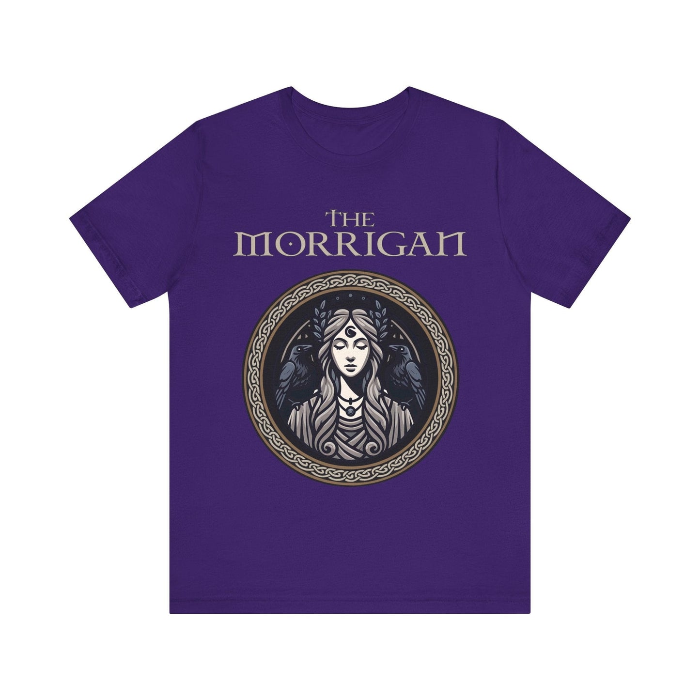 Team Purple / S The Morrigan Celtic Goddess of Witchcraft - Celtic Mythology T-Shirt