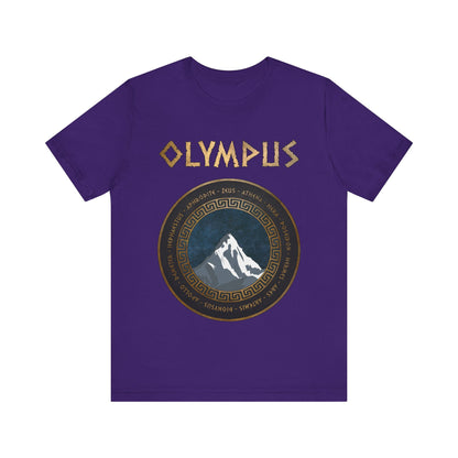 Team Purple / S The Twelve Olympians Greek Gods and Goddesses - Mount Olympus T-Shirt