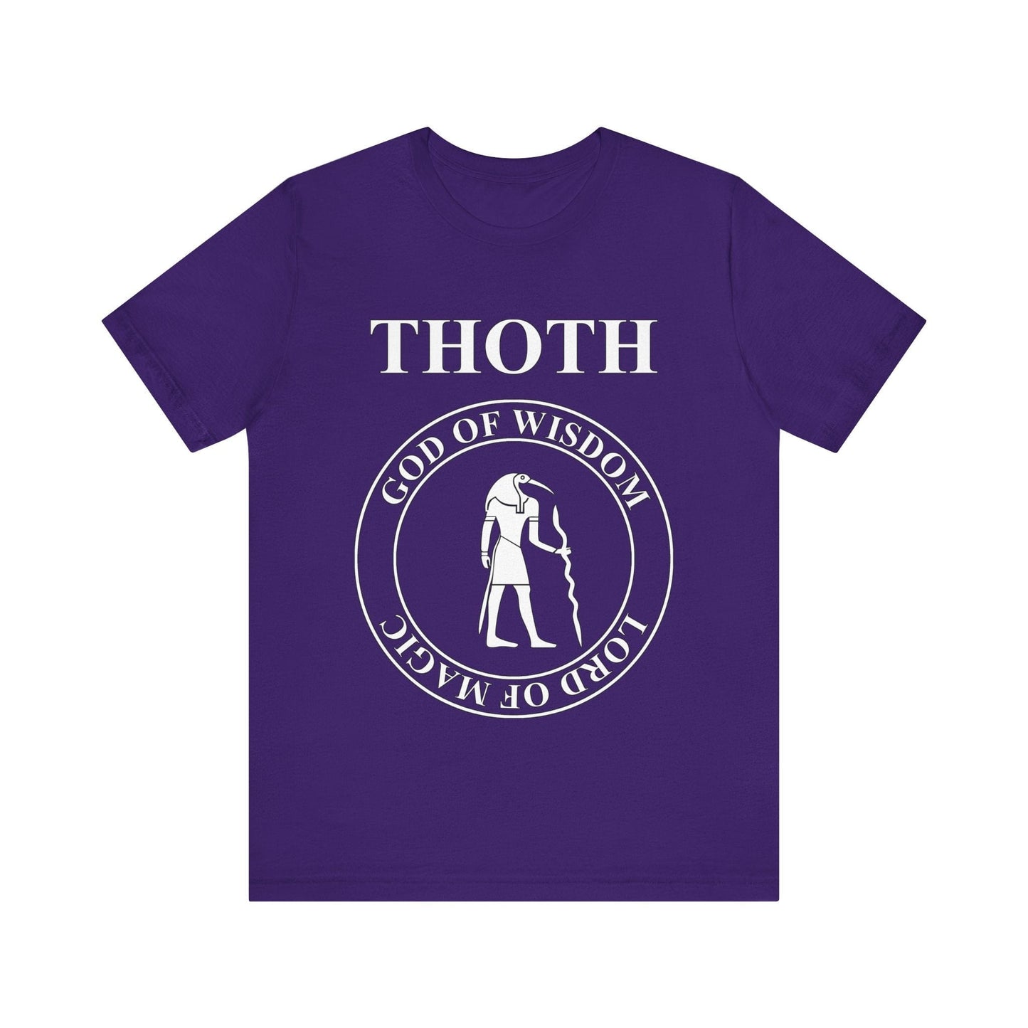 Team Purple / S Thoth Egyptian God of Wisdom and Magic T-Shirt