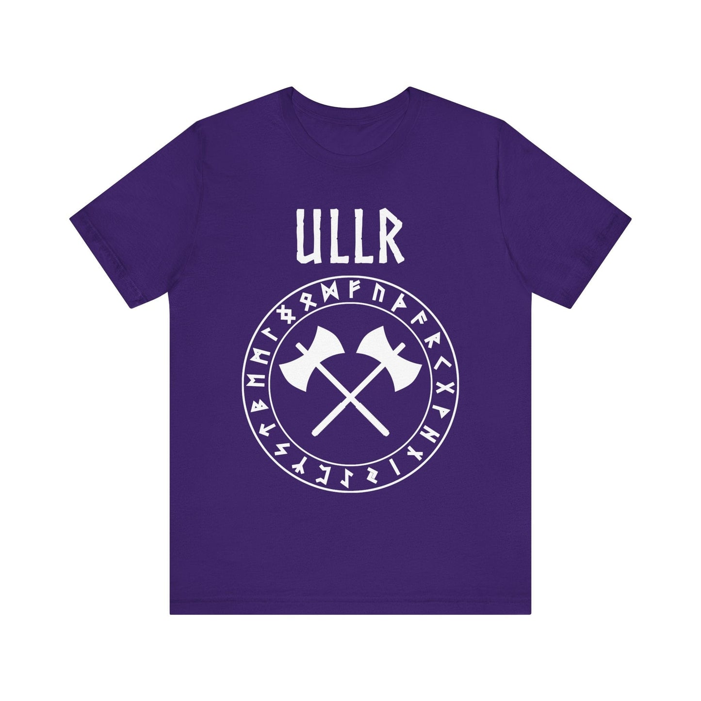 Team Purple / S Ullr Norse God with Runes T-shirt