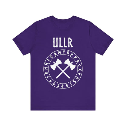 Team Purple / S Ullr Norse God with Runes T-shirt